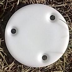 Plastové sedlo rovné průměr 64 mm, výška 8 mm - 1 ks Plastové sedlo rovné průměr 64 mm, výška 8 mm - 1 ks