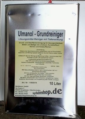 Přípravek na odstraňování vosku z dráhy - ULMANOL 5 l Přípravek na odstraňování vosku z dráhy - ULMANOL 5 l