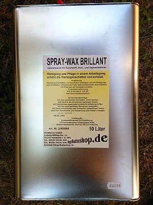 Vosk pro kuželkářské dráhy BRILIANT 10 l Vosk pro kuželkářské dráhy BRILIANT 10 l